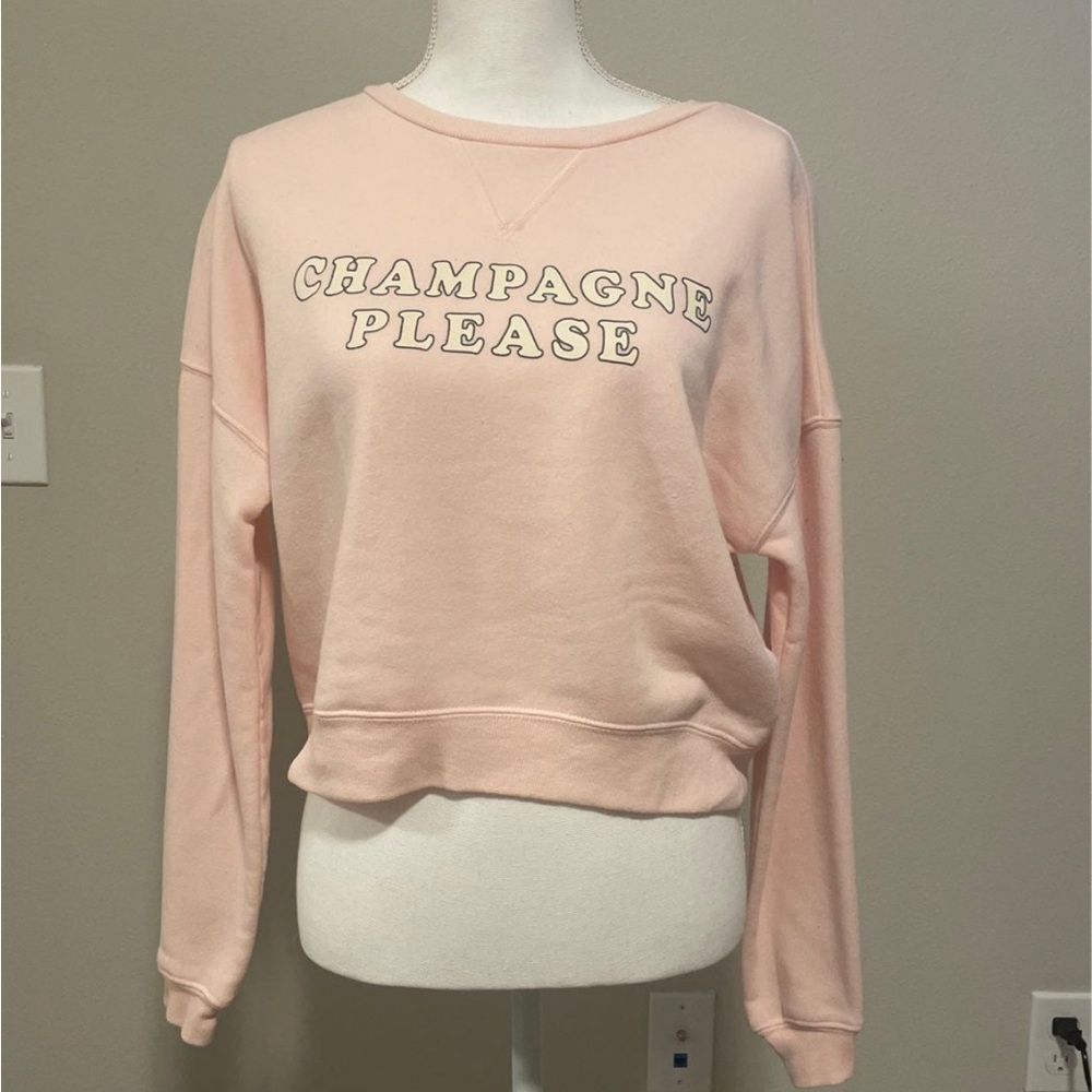 Champagne Please Crewneck
